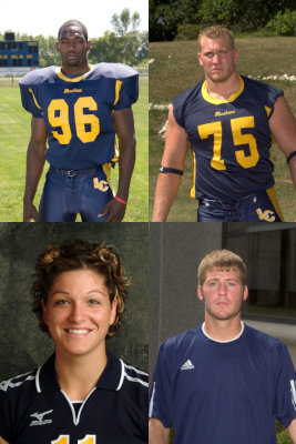 Hall of Fame recipients - David Benton, Nick Zeck, Heather Heberlein and Scott Kress.