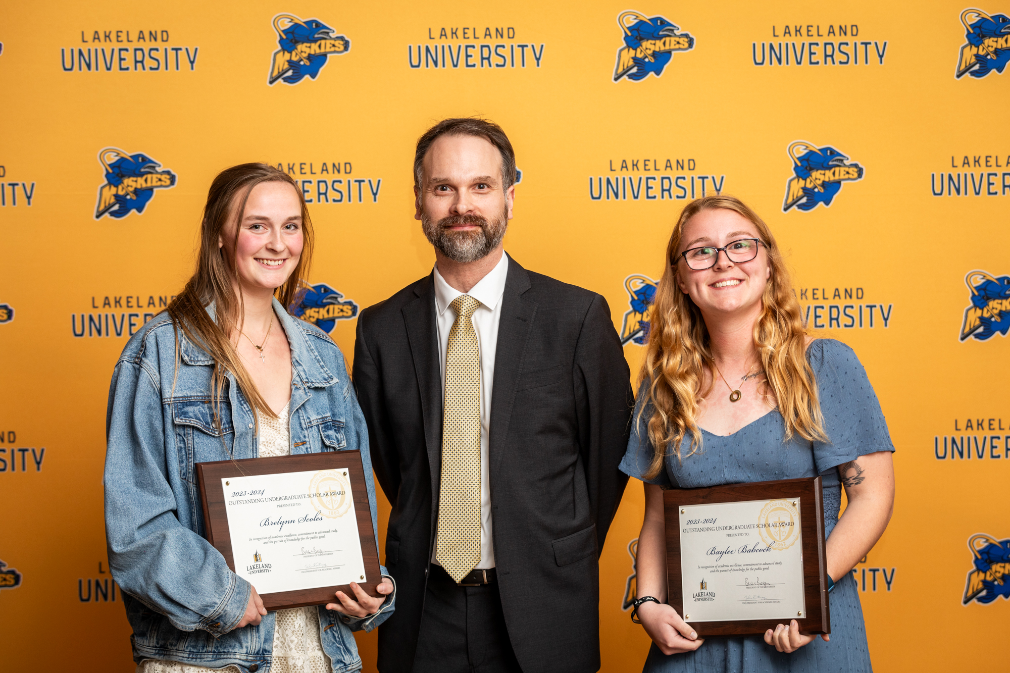 Two students earn Outstanding Undergraduate Scholar Award