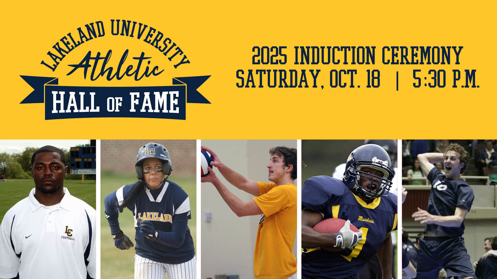 Five to be inducted into Athletics Hall of Fame