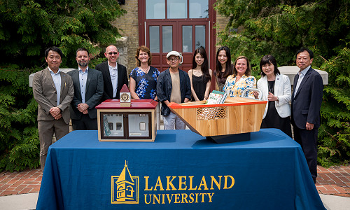 Lakeland, Sumida City exchange Little Free Libraries