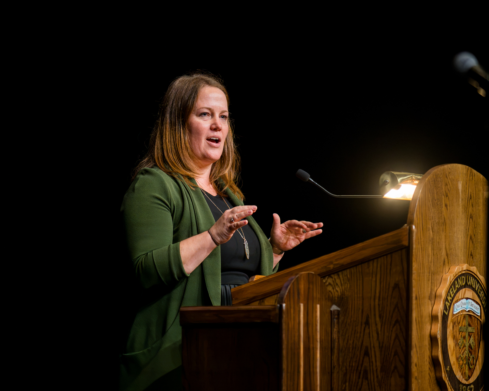 Lakeland graduate returns to campus with advice for a new generation