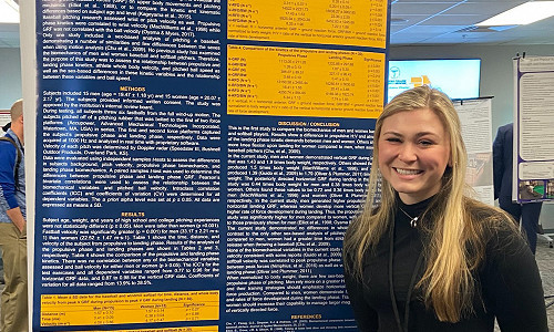 Exercise Science students present research at national sports medicine event