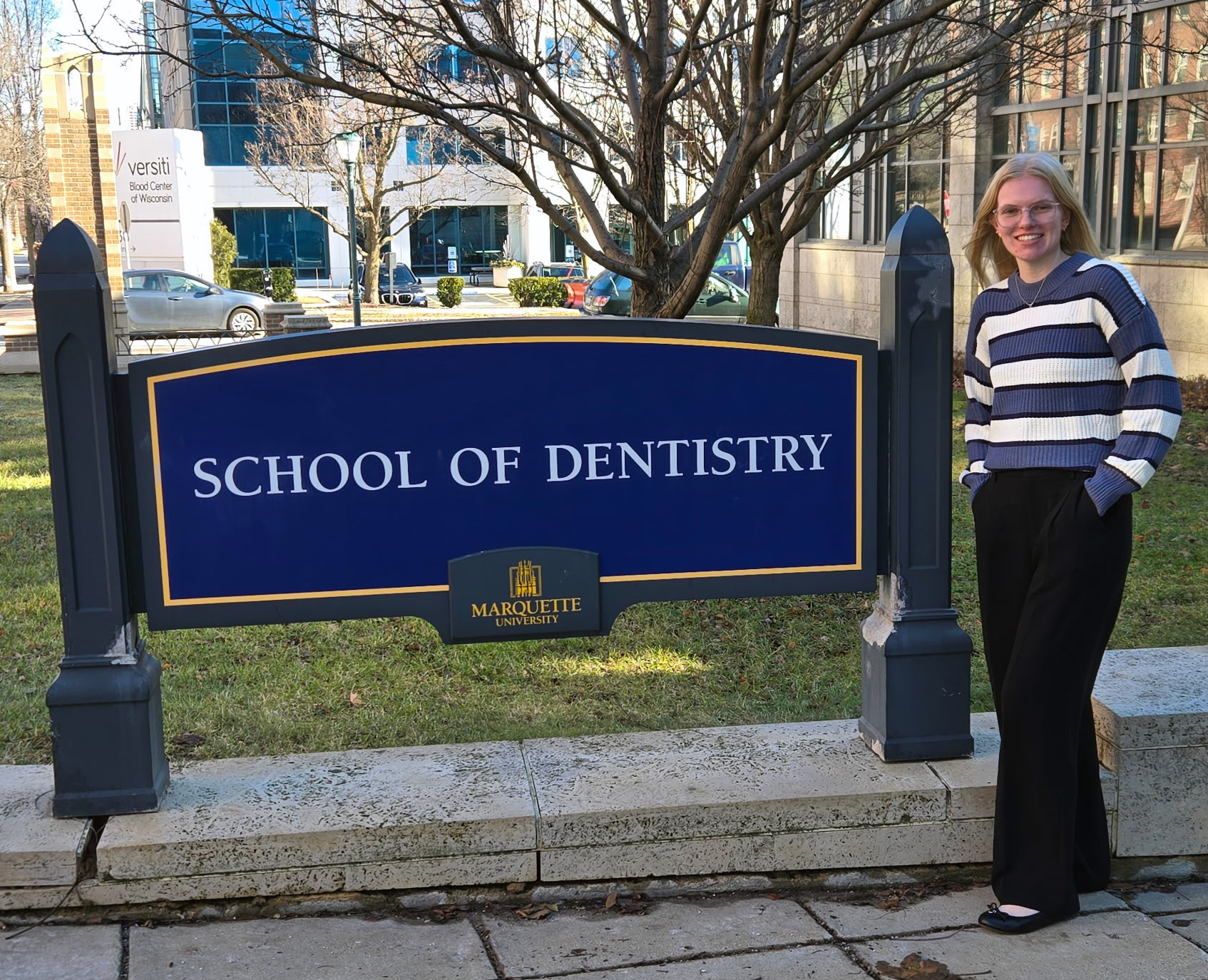 Lakeland grad all smiles with graduate school selection