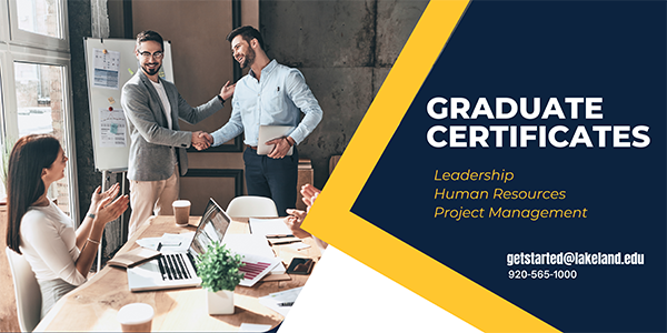 Three Graduate Certificates Offered at Lakeland University