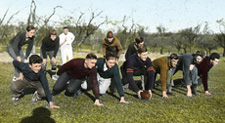 <p>Football has a long history at Lakeland - even before padding.</p>