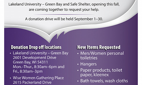 LU Green Bay Center, Oneida Nation partner to open new shelter