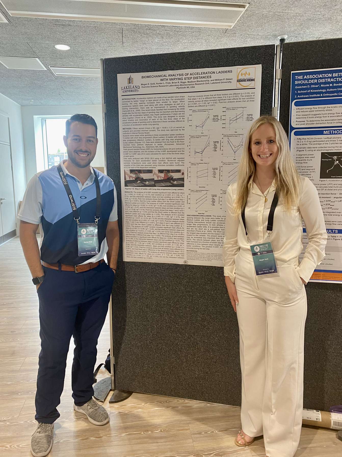 LU exercise science graduates present research in UK