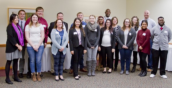 Lakeland University students and their mentors.