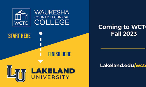 Waukesha County Technical College to welcome Lakeland University-Waukesha Center to Pewaukee campus