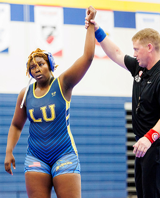 Lakeland University Women's Wrestler